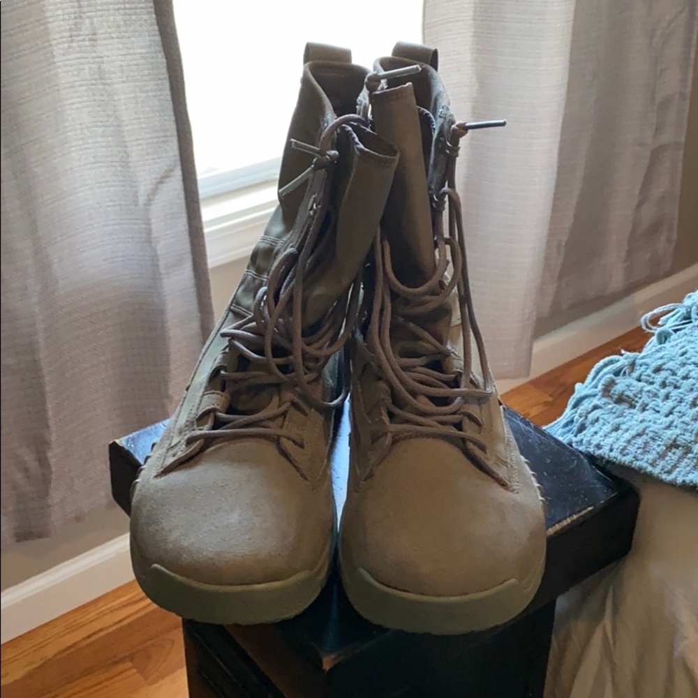 Nike Sage Green Combat Boots